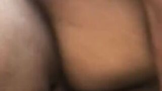BIG BOOTY LATINA TAKES HUGE LONG BBC FROM THE BACK - 2 image