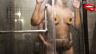 Sheron&Don Bathroom Romantic Fuck and Blowjob - 4 image