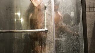 Sheron&Don Bathroom Romantic Fuck and Blowjob - 5 image