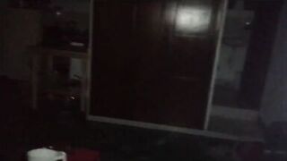 I went into my mother-in-law's room when I was asleep and woke her up with my large weenie in her throat - 1 image