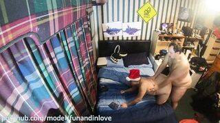 My hidden camera caught us banging, then this chab chose to cum inside me! [4K] - 2 image