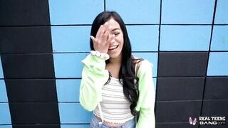 Real Nubiles - Latin Babe Breasty Legal Age Teenager Stuffed During Porn Casting - 2 image