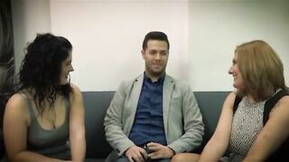 2 MILFs for a youthful and concupiscent chap.