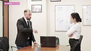 RAMROD ADDICTION 4K Banging the Youthful Intern at the Office Str8 Latin Hunk with Large Rod by Pornbcn - 2 image