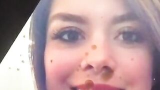 Sexy Latin Babe Receives A Facial Cum Tribute - 2 image