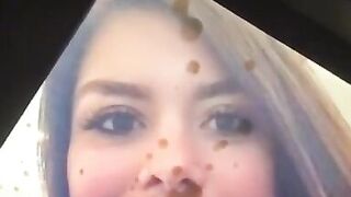 Sexy Latin Babe Receives A Facial Cum Tribute - 4 image