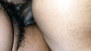 Horny girl rides black cock - 1 image