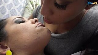 Kiss ☀️ Latina ASMR - 1080p Close Lesbian Kissing