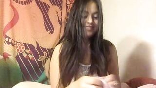 Local Hawaii Girl Plays with Nice Hairy Pussy - 14 image