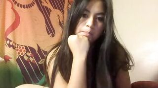 Local Hawaii Girl Plays with Nice Hairy Pussy - 15 image