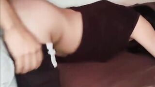 Fucked in fours phenomenal hot inexperienced Latina being fucked by stepbrother in the living room - breaking ass in fours of pink vagina morrita - 9 image