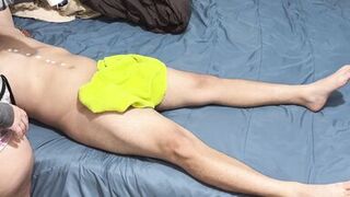 Masseuse goes too far with client and he breaks her BIG ASS. - 5 image