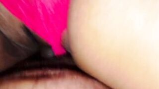 Undressing a brunette with a big ass before her husband arrives - 7 image