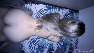 my neighbor shreds my pussy, and I come two times - 2 image