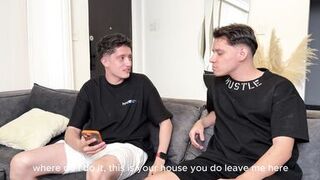 I fuck a Colombian Ebony MILF at my best friend's house and she catches us in creampie! Carla Morelli & Pipeboy - 3 image