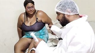Let's Play Doctor? Gynecologist Uses Camera Inside Patient's Pussy and Fucks Her Big Pussy - 3 image