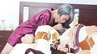 My stepsister loves to see my clean cock -100% Spanish. - 5 image