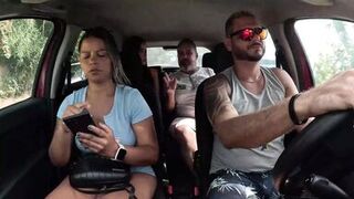 Ted hitched a ride with Mari and Chell and got a inexperienced girl in the back seat - Candy Debby - 6 image