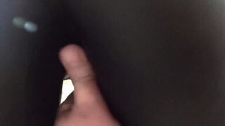 Milfycalla - a Lot of Cum on My Black Down Jacket and Black Leather Leggings 216 - 10 image