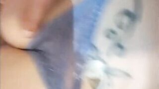 Latina slut sucking a big cock and ends up on 4 very hard - 1 image