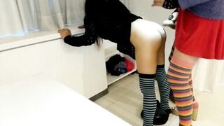 compiled, my boyfriend, wearing my clothes, and fucking me, with his big cock, big ass Latina - 15 image