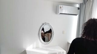 compiled, my boyfriend, wearing my clothes, and fucking me, with his big cock, big ass Latina - 2 image