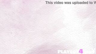 Calypso Muse strips & poses for Playboy for her petite body's pleasure - 7 image