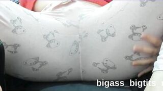 Watch this curvy MILF get naughty in PAJAMAS with her curvy body and hot body - 12 image