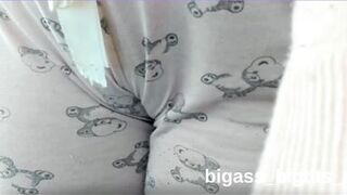 Watch this curvy European MILF with a camel toe tease and finger herself in homemade camgirl video