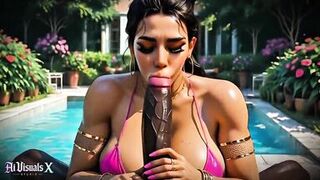 Big-titted Latina MILF gets her ass drilled by BBC while being creampied by BBC - 2 image