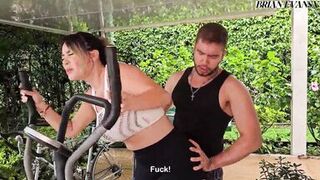 Watch Kourtney Love's stunning blonde body take on Brian Evansx's uncut dick in doggy-style fetish action! - 6 image