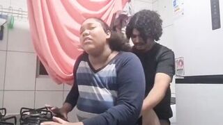 Watch MILF Yham take on a curvy stepson with massive natural tits and ride like a pro - 2 image