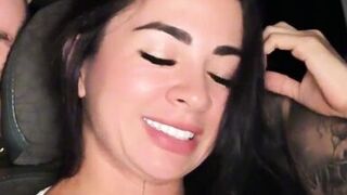 Watch Brian Evans' uncut cock pound Silvana Lee's tight pussy in the car - 3 image