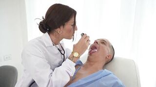 Naughty Ashley Sanz gets her tight pussy and round ass creamed by Doctor Harold Scott in hot roleplay - 5 image