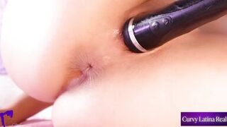 AlinaVelvet's tight pussy gets toyed & pounded in close-up action - 14 image