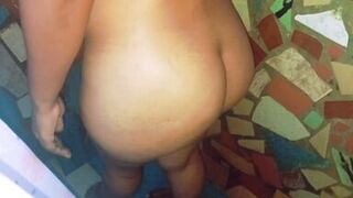 Watch Domino's hard cock pound the perfect ass of culonaySingona in the shower