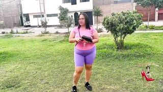 Watch Chocolatito Cock & Licenciada Angiemilf50 do yoga with trainer in her room - 3 image