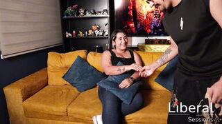 Watch Fernanda Milf's perfect tits bounce as she rides Mvstery Guy's hard cock in hot amateur video - 4 image