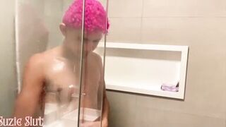 Suzie Slut can't resist boss's son's mature ass & swallows his load - 4 image