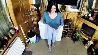Watch MilfyCalla's wet cameltoe and jean-clad pussy in action with The Bad Guy - 4 image