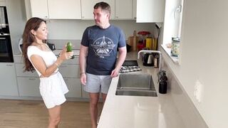 Watch Angelina Love moan uncontrollably while being stuffed by a massive cucumber - 2 image