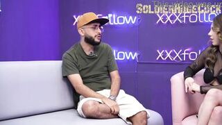 Dani Ortiz, ZamanthaLopez & soldierhugecock go wild with massive cock in the studio - 5 image
