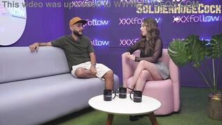 Dani Ortiz, ZamanthaLopez & soldierhugecock go wild with massive cock in the studio - 7 image
