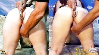 Ashley Cami's tight ass & pussy wrecked by BDSM machine & cum in mouth - 11 image