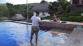 Curvy Colombian MILF Carla Morelli takes a hard pounding from Dani Clark while hubby's away! - 4 image
